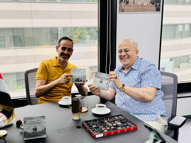 Welcoming Abdul Latif Al-Jaradi