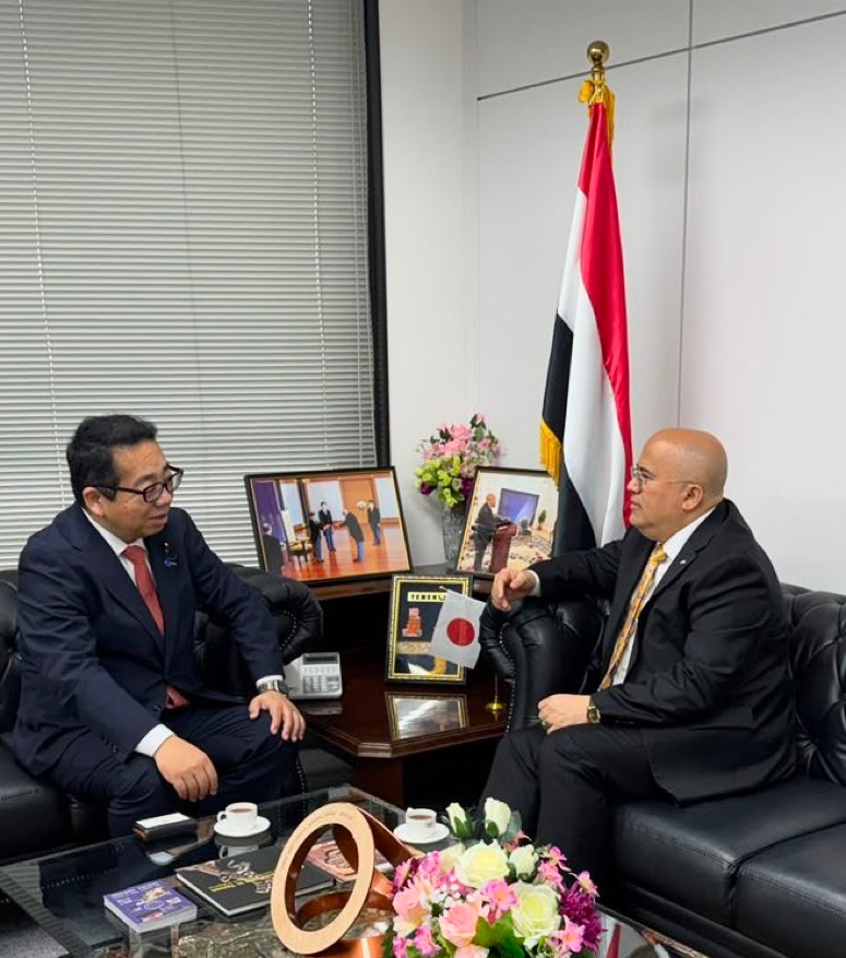 Ambassador Adel bin Ali Alsunaini Discusses with Japanese House of Representatives Member Prospects of Strategic Partnership and Enhancing Parliamentary Cooperation